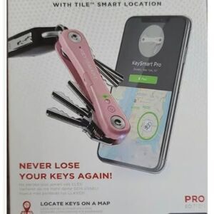 KeySmart Pro with Tile PINK NIB